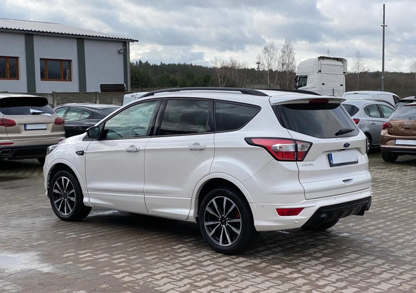 Ford Kuga cena 72200 przebieg: 58517, rok produkcji 2019 z Golczewo małe 352